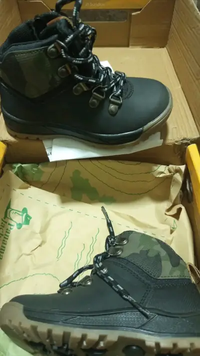 Botines para niños Panama Jack negras militar - miniatura 1