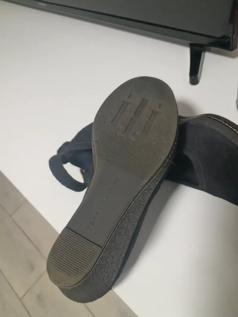 Zapatos de cuña negros Tommy Hilfiger para mujer - 2