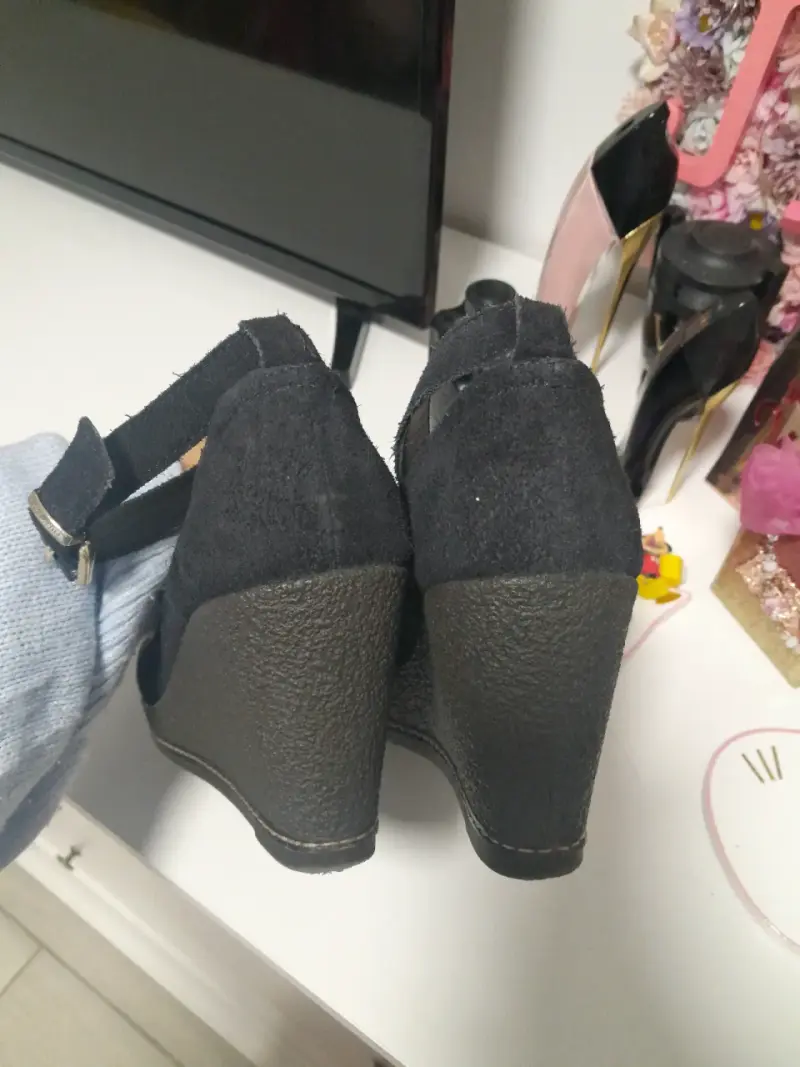 Zapatos de cuña negros Tommy Hilfiger para mujer - 3