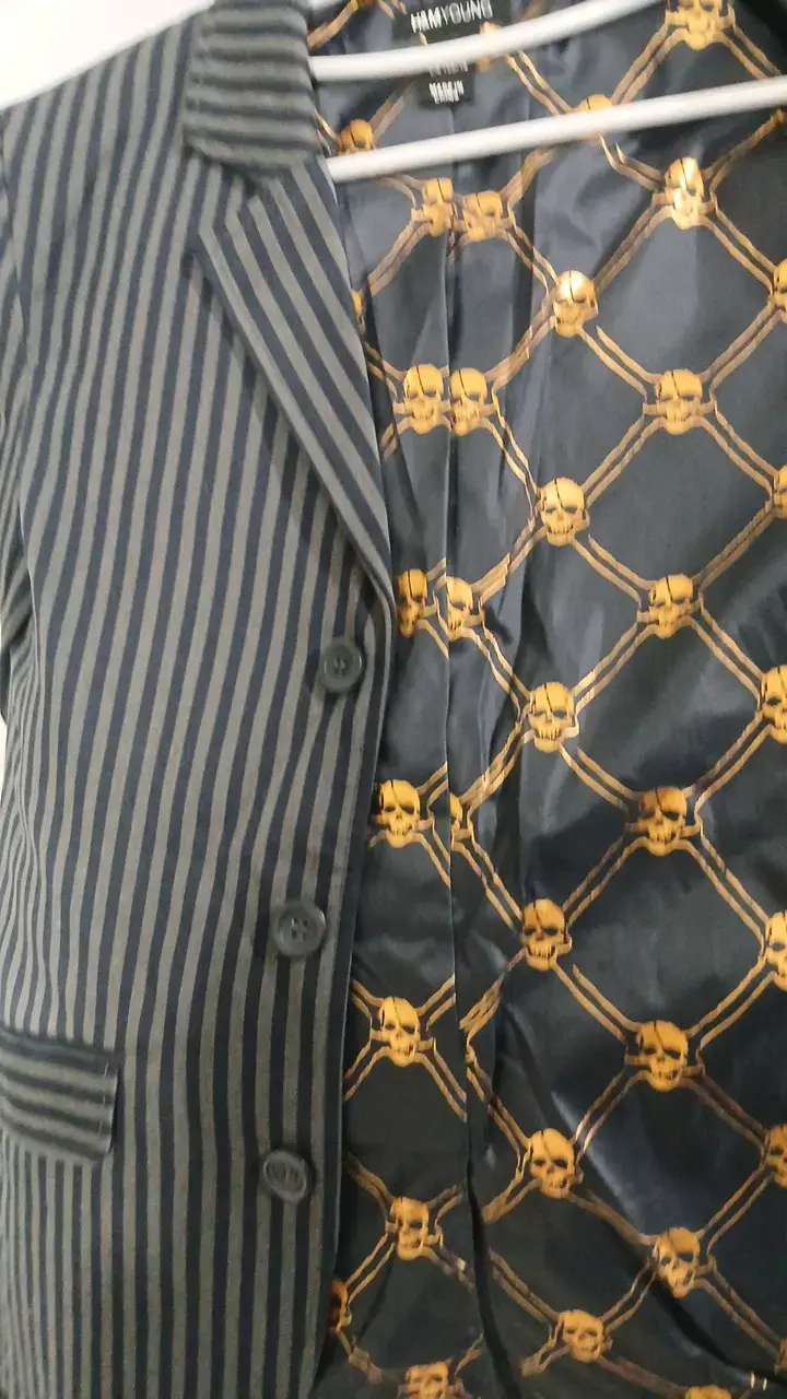 Blazer a rayas para hombre Vamcy Big - 2