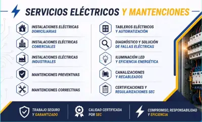 Servicios eléctricos y mantenciones en Chile - miniatura 1