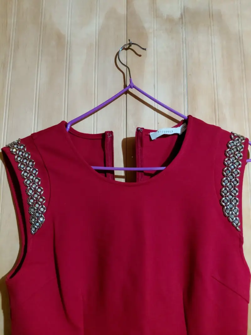 Vestido rojo talla S - 2
