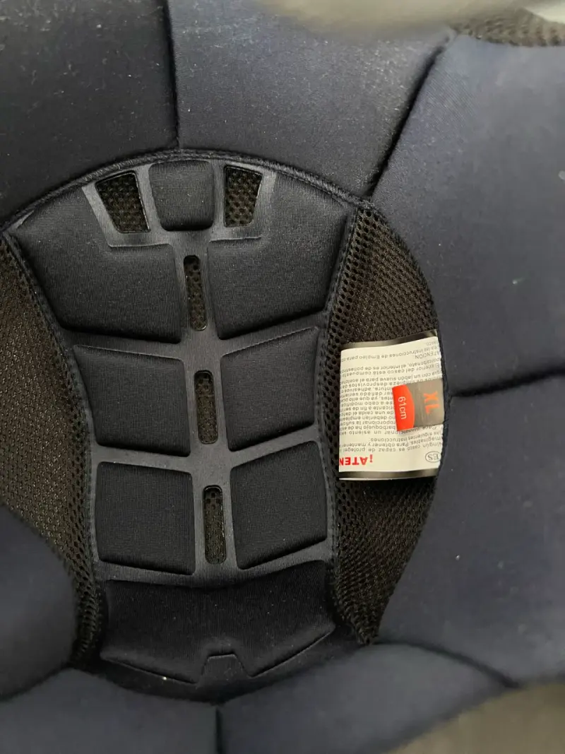 Casco de moto negro Paseed con visera - 4