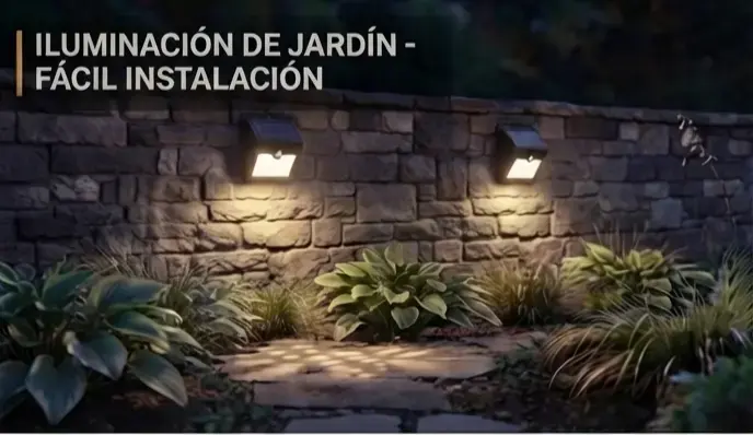 Pack de 3 luces solares LED pared con sensor P - 3