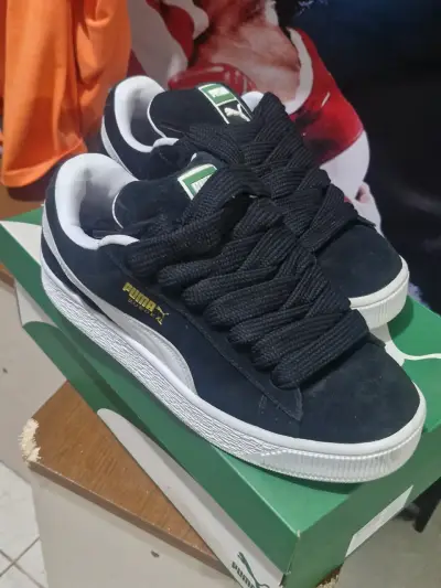 Zapatillas Puma Suede XL negras para adulto - miniatura 1