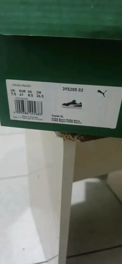Zapatillas Puma Suede XL negras para adulto - miniatura 2