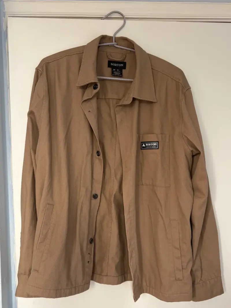 Chaqueta casual marrón Burton para hombre