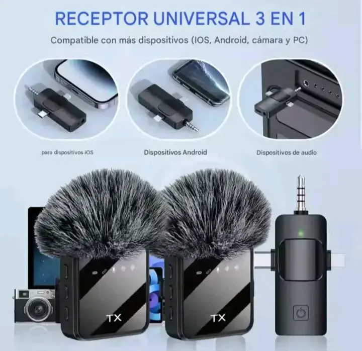 Micrófono inalámbrico F112 con conexión automática - 5