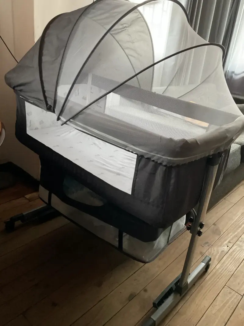 Cuna colecho con mosquitero ajustable - 1