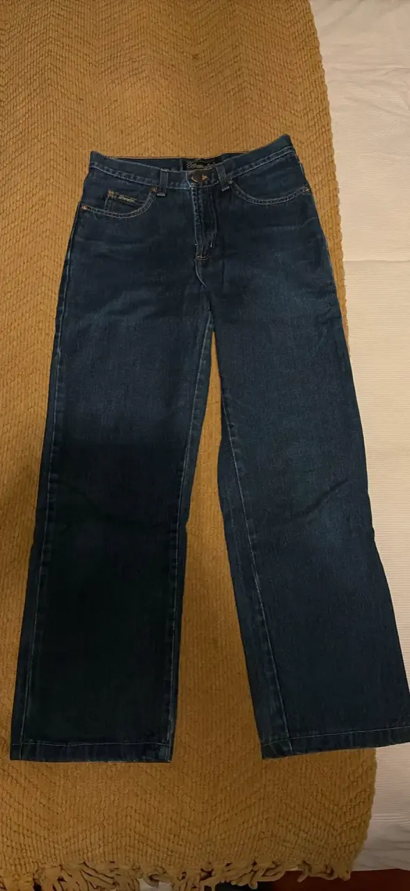 Jeans Wrangler azul oscuro talla 36 - 4