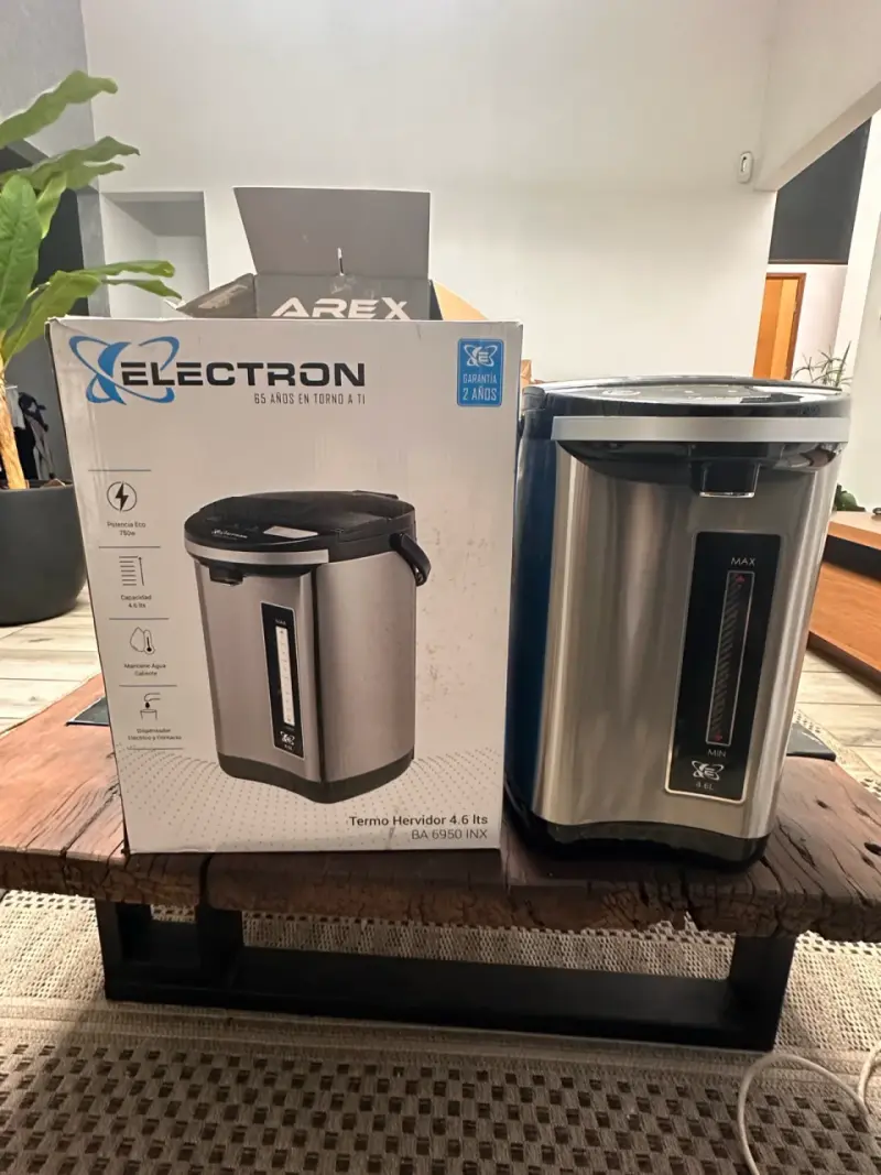 Termo hervidor Electron 4.6 litros acero inoxidable