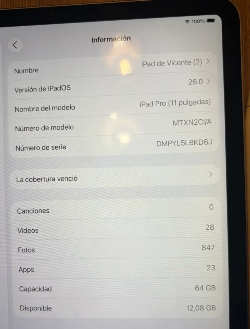 iPad Pro 11” 64GB + Smart Keyboard y Apple Pencil - 5