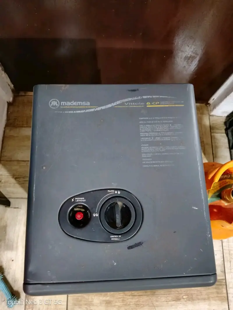 Estufa a gas Mademsa + cilindro 5kg - 3