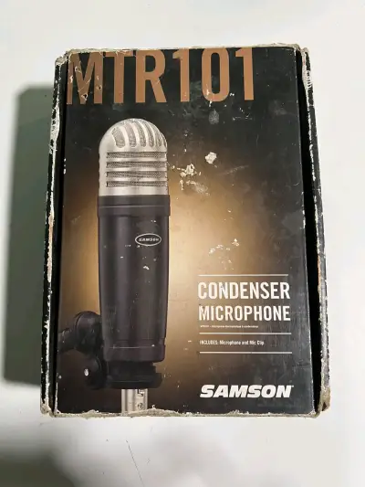 Micrófono de condensador Samson MTR101 con clip - miniatura 1