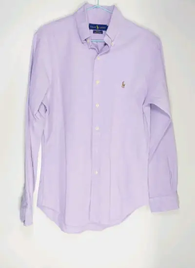Camisa Ralph Lauren Slim Fit Lila talla S Hombre - miniatura 1