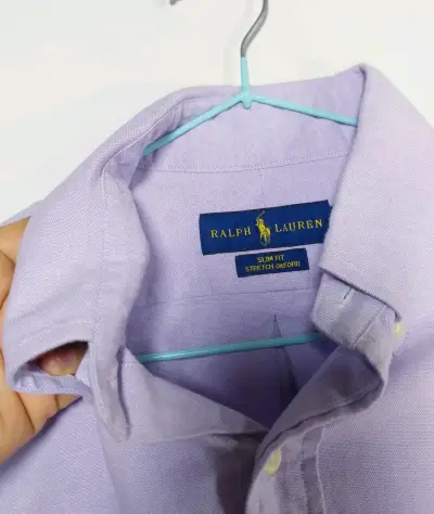 Camisa Ralph Lauren Slim Fit Lila talla S Hombre - miniatura 4