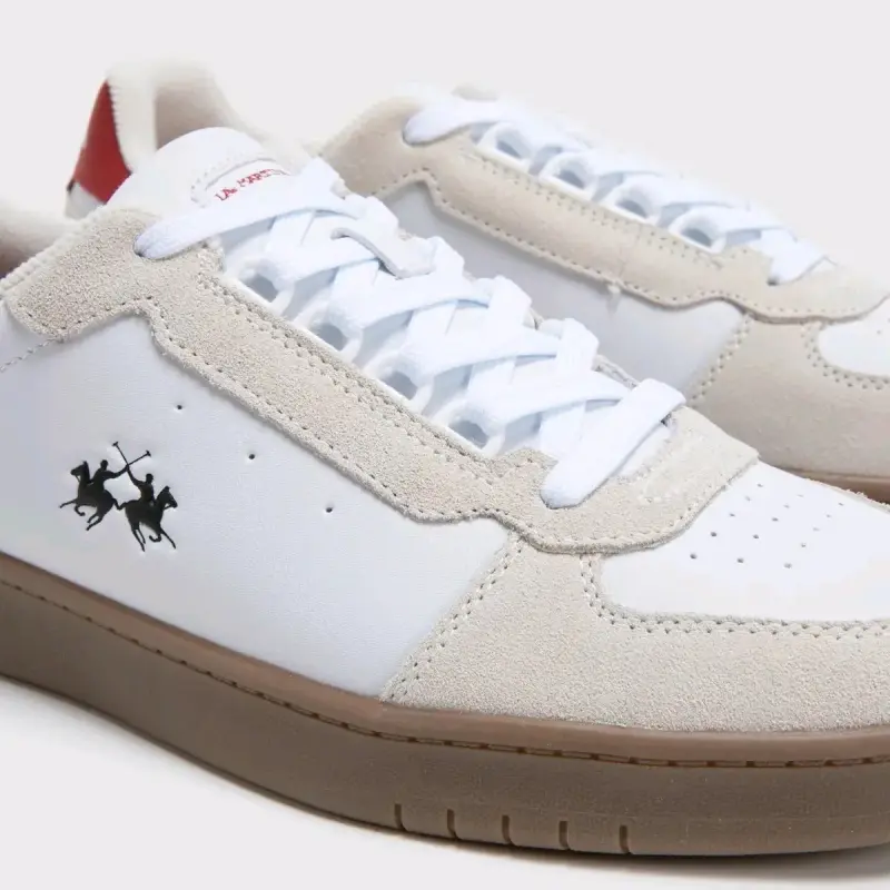 Zapatillas casuales blancas La Martina para hombre