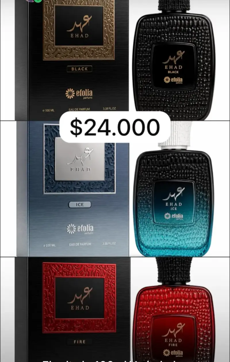 Perfume Ehad Efolia 100 ml en Variantes