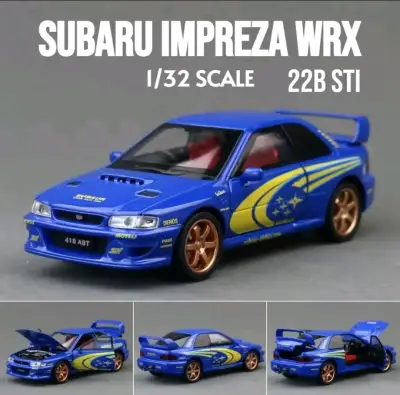 Auto Subaru Impreza WRX 1/32 con luces y Sonido - miniatura 1