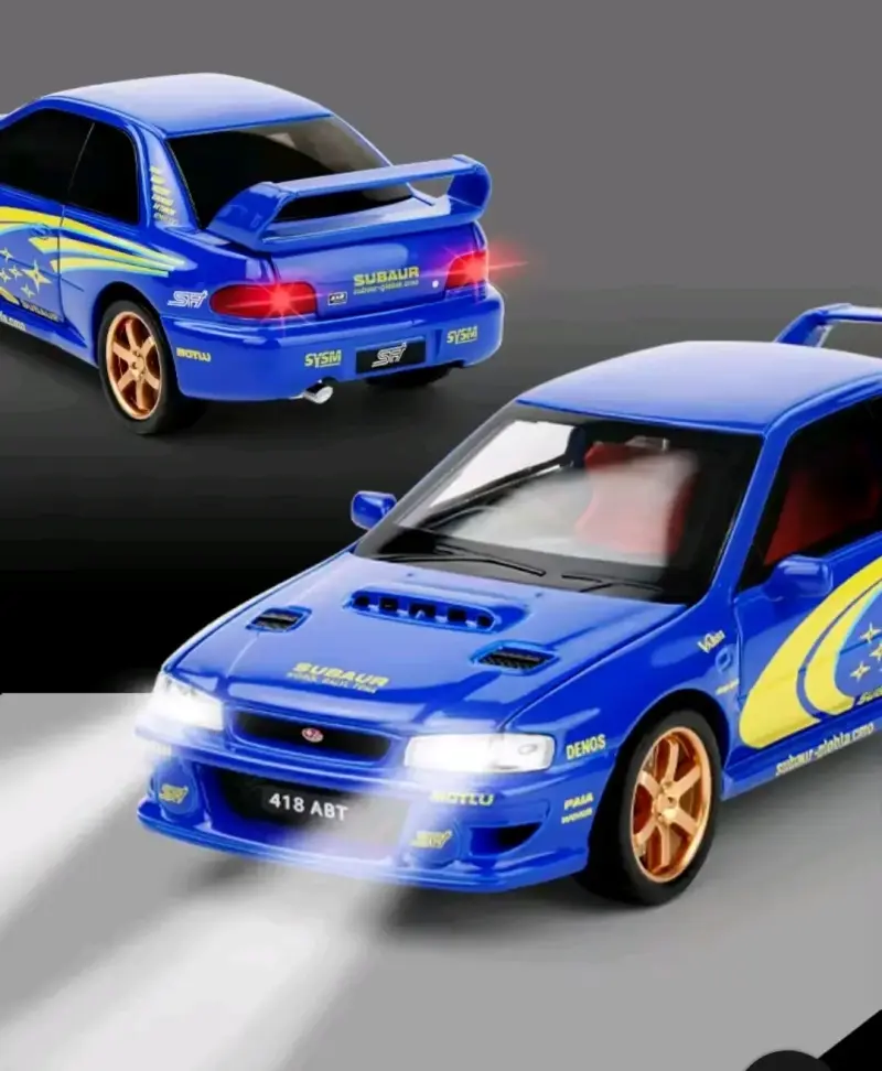 Auto Subaru Impreza WRX 1/32 con luces y Sonido - 3