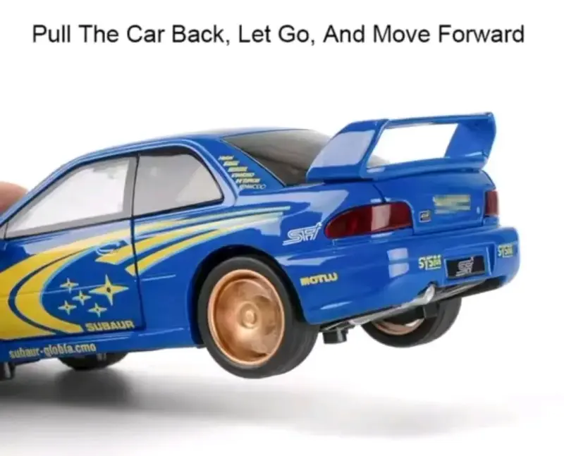 Auto Subaru Impreza WRX 1/32 con luces y Sonido - 6