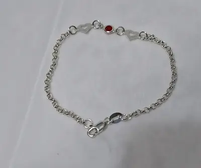 Pulsera de plata con dijes y piedras - miniatura 4