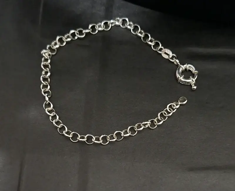 Set de pulseras de plata para hombre - 2