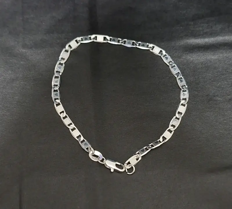 Set de pulseras de plata para hombre - 3