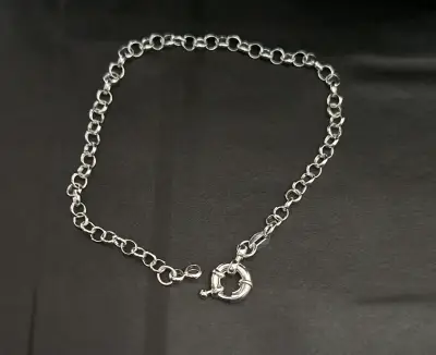 Set de pulseras de plata para hombre - miniatura 5