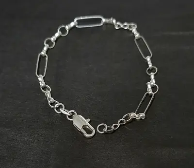 Set de pulseras de plata para hombre - miniatura 6