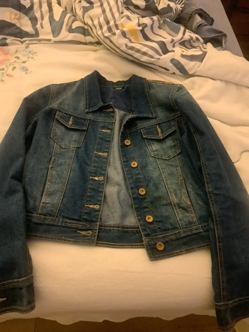 Chaqueta de mezclilla con diseño bordado - 2
