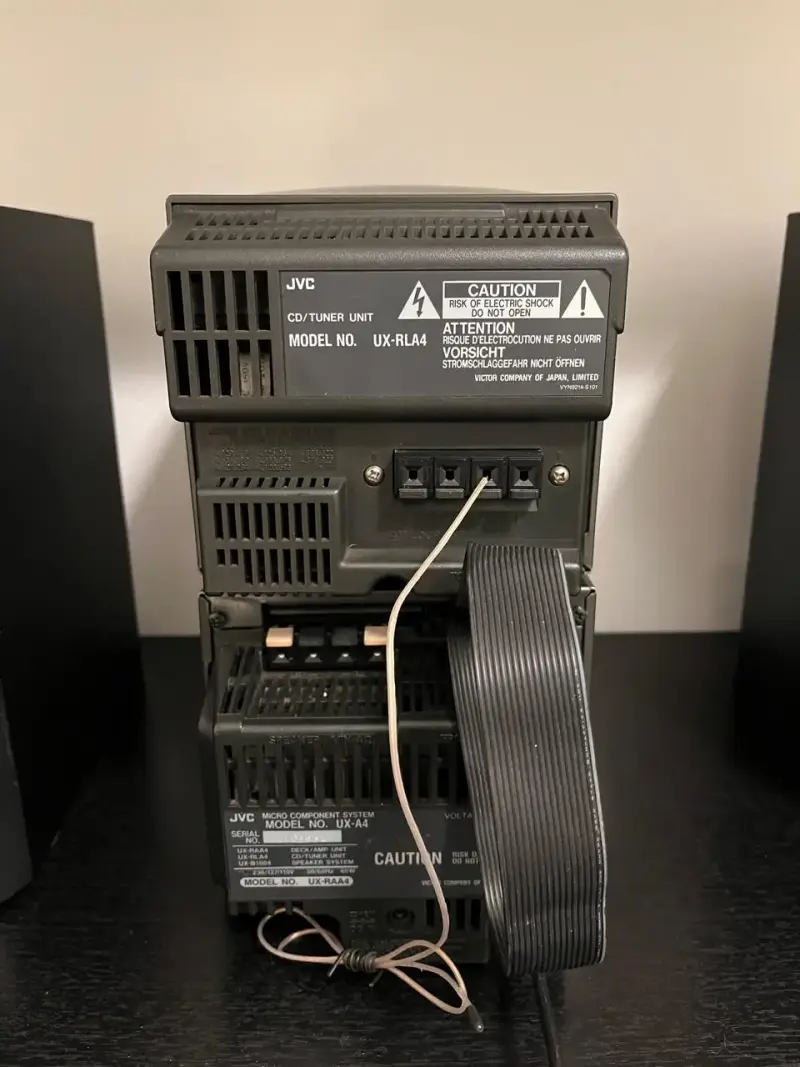 Sistema de sonido JVC UX-A4 con altavoces - 4
