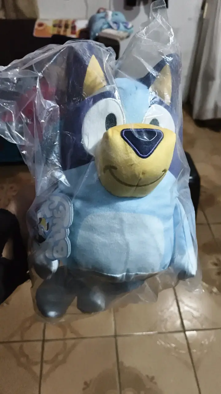 Peluche Bluey en bolsa original