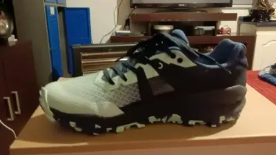 Zapatillas de trekking Mammut gris y azul - miniatura 4