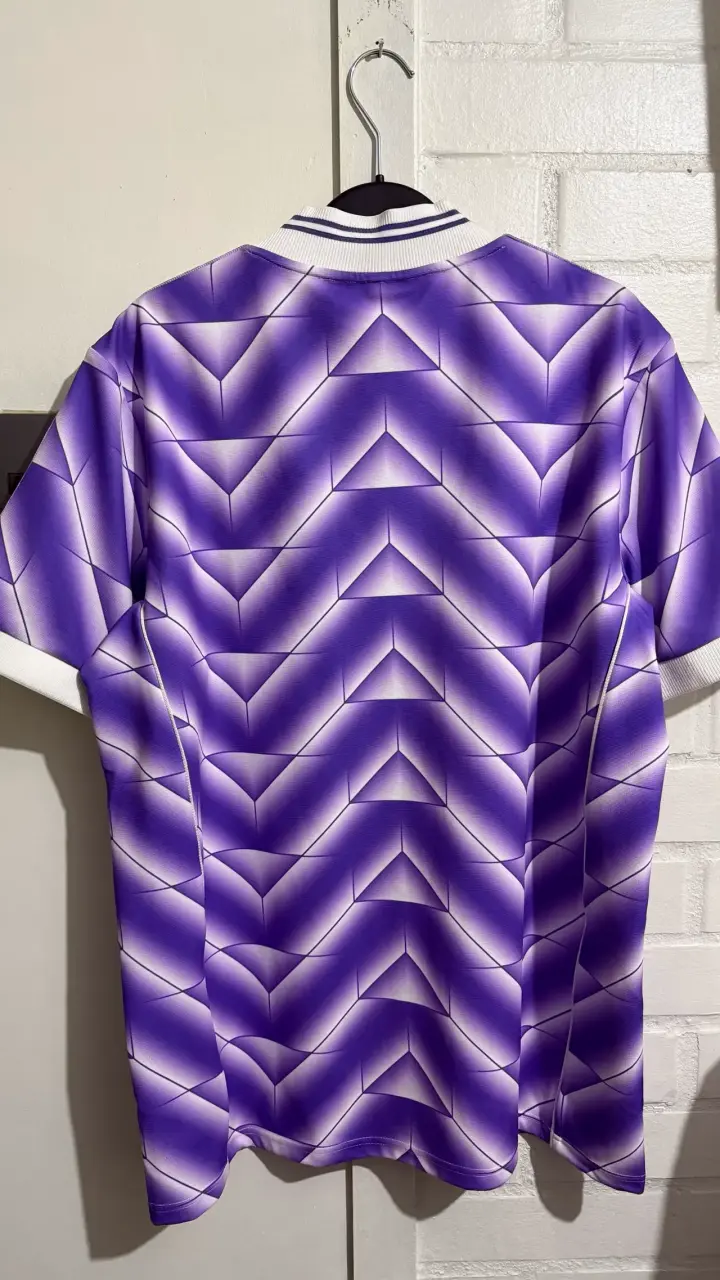 Camiseta Adidas Real Madrid Morada Retro - 5