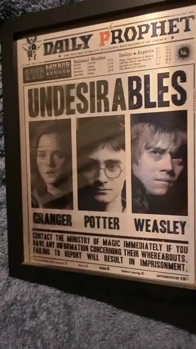 Cuadro Diario El Profeta Harry Potter - miniatura 2