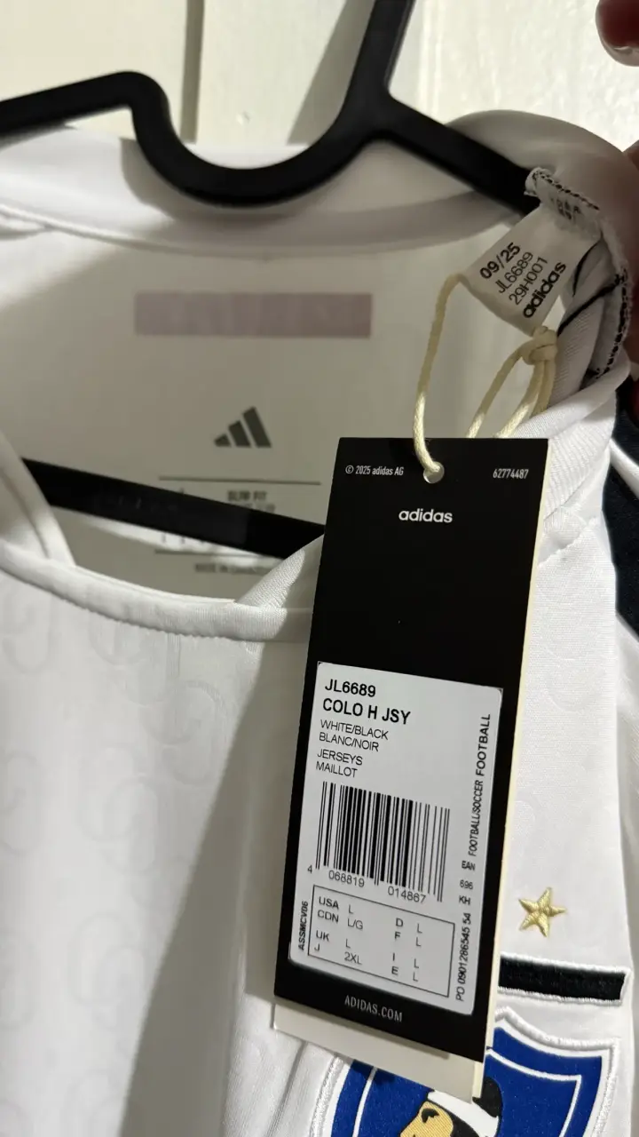 Camiseta Adidas Colo-Colo 2026 blanca - 4