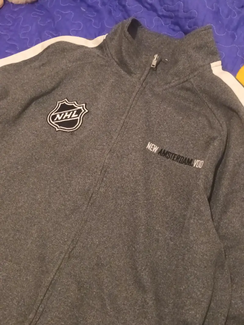 Poleron gris NHL con cierre - 2