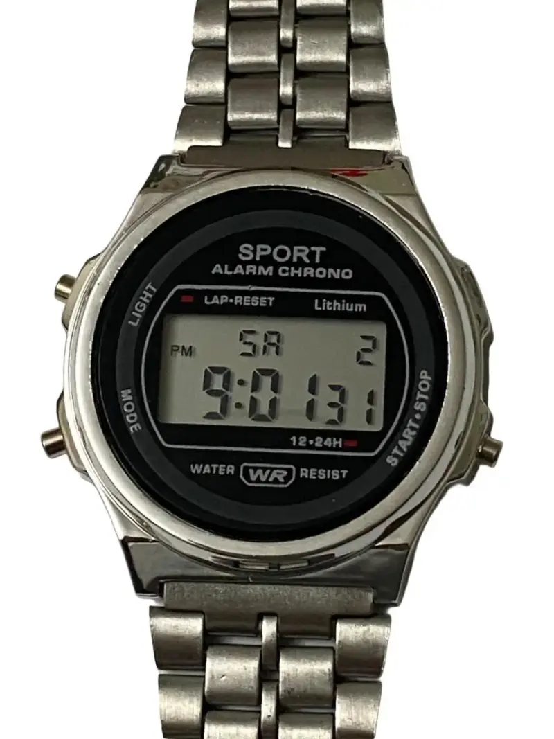 Reloj digital deportivo con cronómetro y alarma - 3