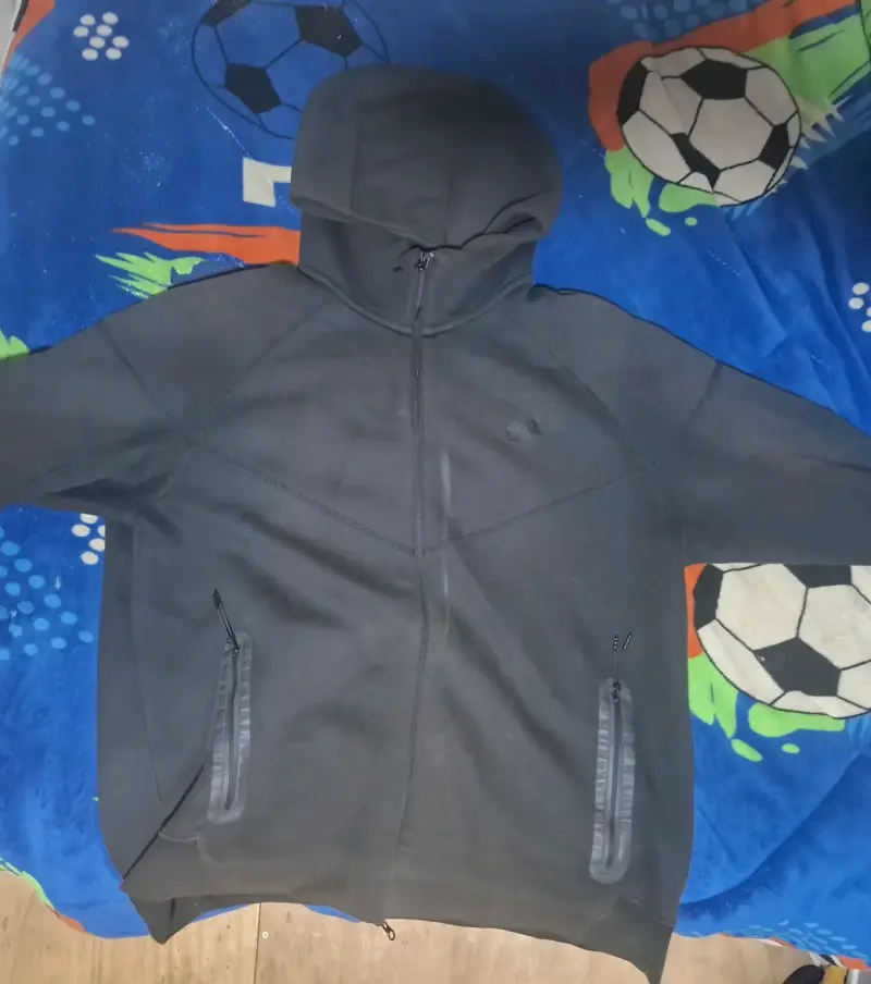 Polerón Nike con capucha negro talla XL - 1