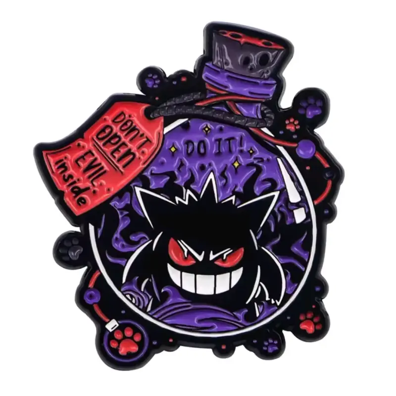 Pin de Esmalte de pokemon - Gengar Diseño Único - 1