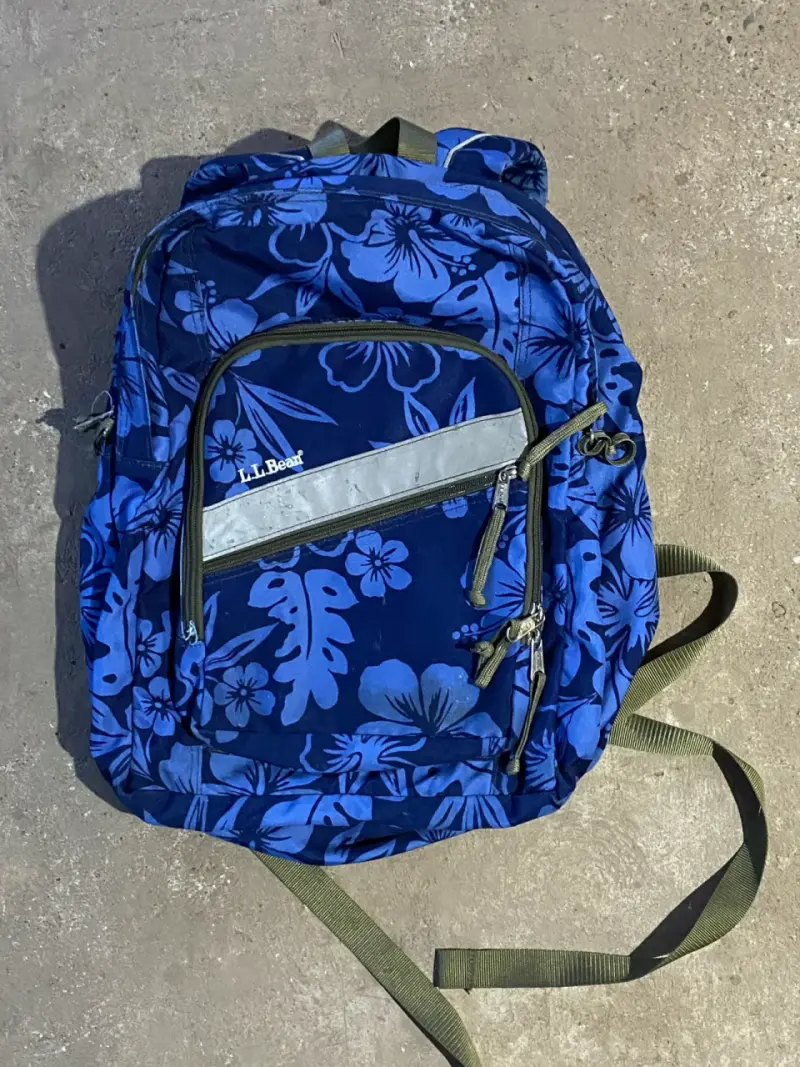 L.L.Bean Floral Backpack - 1