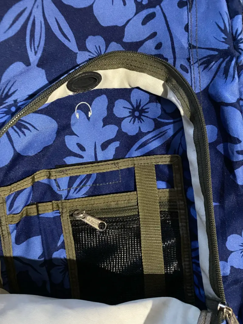 L.L.Bean Floral Backpack - 4