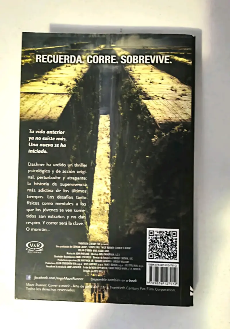 Libro Maze Runner: Correr o Morir Edición Especial - 2