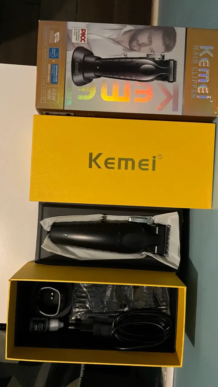 Pack barbería, Clipper+Trimmer+Shaver Kemei - 2