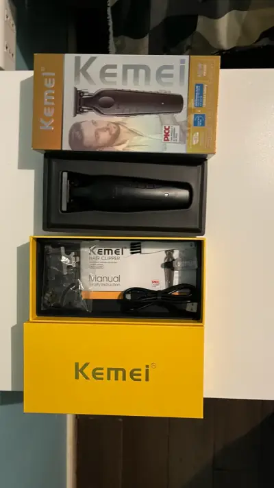 Pack barbería, Clipper+Trimmer+Shaver Kemei - miniatura 4