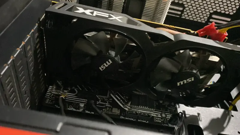 Pc i3 12100 con XFX RX70, 512 gb nvme, fuente 600 - 3