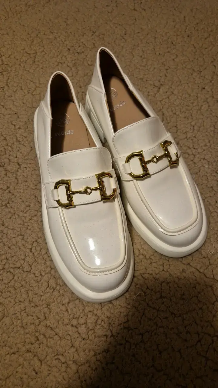 Mocasines blancos (Talla 39) - 1