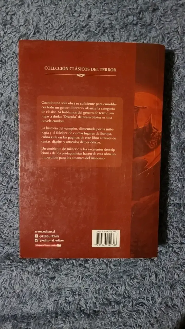 Libro Drácula de Bram Stoker - Clásico del Terror - 2