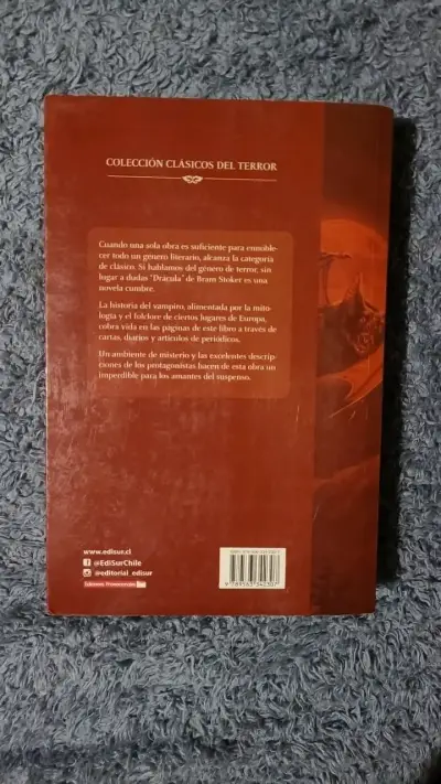 Libro Drácula de Bram Stoker - Clásico del Terror - miniatura 2